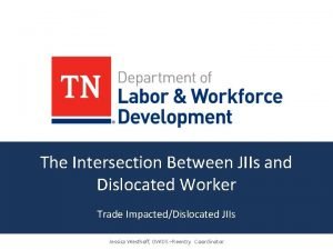 The Intersection Between JIIs and Dislocated Worker Trade