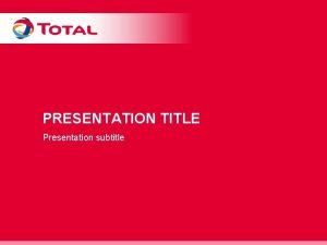 PRESENTATION TITLE Presentation subtitle SLIDE HEADING TEXT SAMPLE