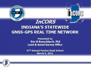 Indiana cors network