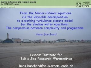 Reynolds decomposition Reynolds decomposition