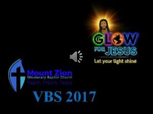 Let your light shine vbs