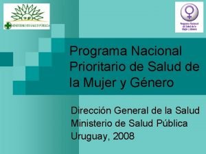 Programa Nacional Prioritario de Salud de la Mujer