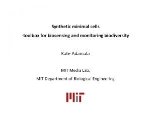 Synthetic minimal cells toolbox for biosensing and monitoring