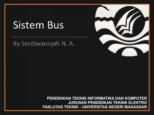 Lebar bus apa yang mempengaruhi kinerja sistem
