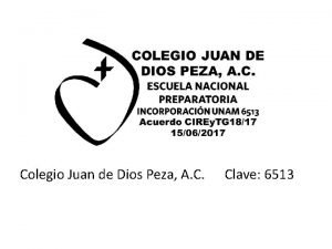 Colegio juan de dios peza