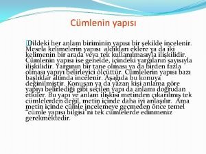 ünlem cümlesi
