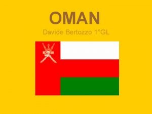 Oman cartina