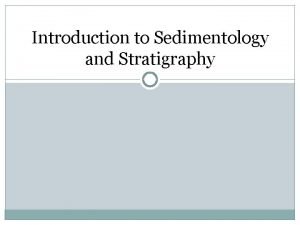 What are sedimenta