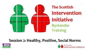 The Scottish 1 Intervention Initiative Bystander Training Session