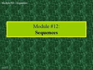 Module 12 sequences and series answers