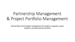 Project portfolio management guiding principles