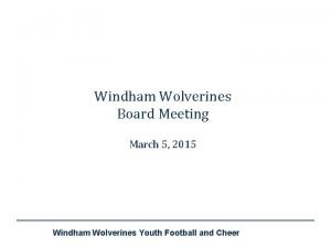 Windham wolverines