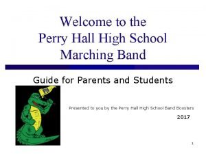 Perry high school marching band