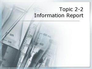 Information report text