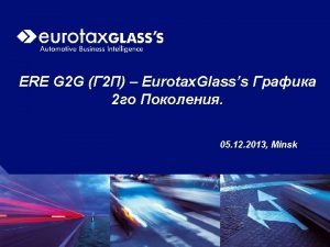 Eurotax glass's