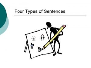 Four types of sentence structure