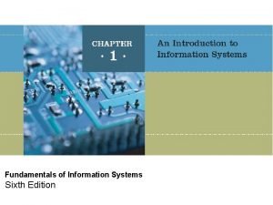 Fundamentals of Information Systems Sixth Edition Figure 1