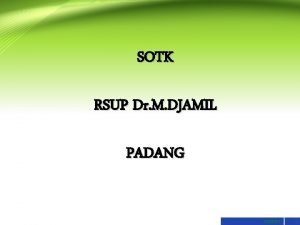 SOTK RSUP Dr M DJAMIL PADANG 382021 1