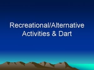 Definition of recreational activities