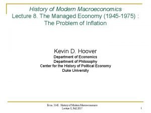 Macroeconomics Macroeconomics