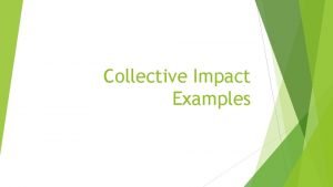 Collective commitment examples