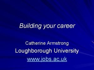 Catherine armstrong loughborough