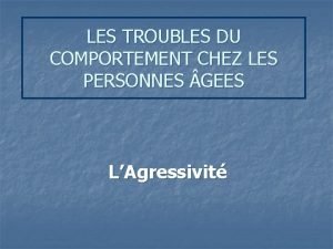 Troubles du comportement alimentaire Troubles du comportement alimentaire