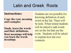 Anni root word examples