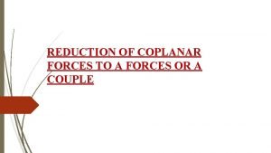 Concurrent coplanar forces examples