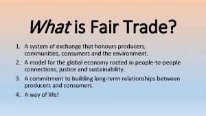 Is free trade fair? discuss