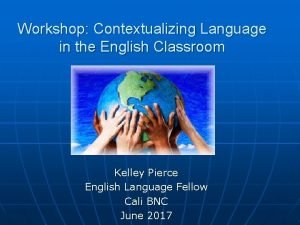 Ways to contextualize the module