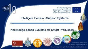 Intelligent Decision Support Systems Knowledgebased Systems for Smart