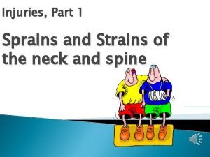 Injuries Part 1 Sprains and Strains of the
