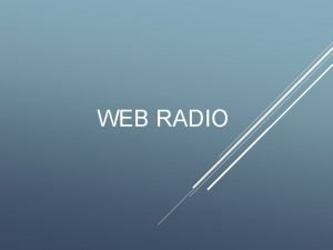 WEB RADIO Web radio online radio eradio cyber
