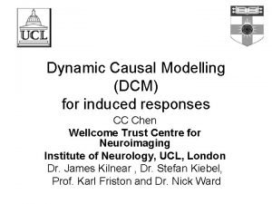 Dynamic Causal Modelling DCM for induced responses CC
