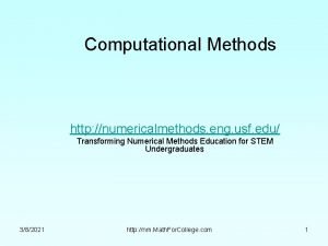 Http://numericalmethods.eng.usf.edu