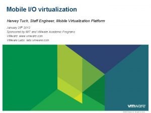 Io virtualization