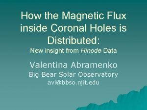 How the Magnetic Flux inside Coronal Holes is