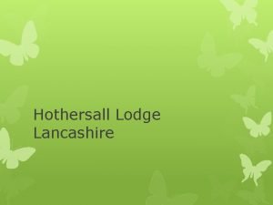 Hothersall lodge rooms