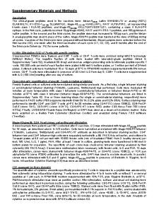 Supplementary Materials and Methods Vaccination The clinicalgrade peptides