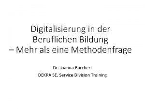 Digitalisierung berufliche bildung