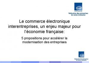 Commerce électronique interentreprises