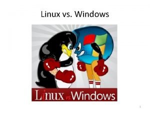 Linux vs Windows 1 Projeto GNU Lanado em