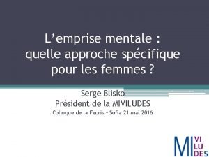 Lemprise mentale quelle approche spcifique pour les femmes