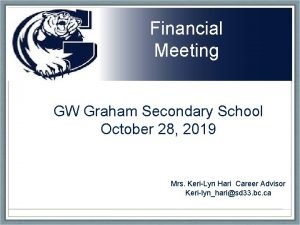 Gw graham school