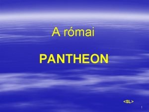 Pantheon alaprajz