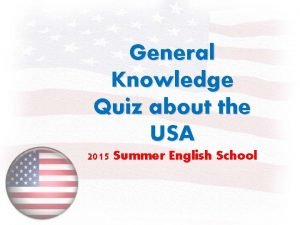 Usa general knowledge