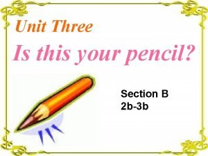 Is that your pencil