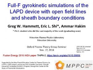 FullF gyrokinetic simulations of the LAPD device with
