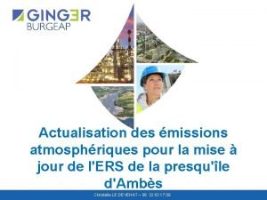 Actualisation des missions atmosphriques pour la mise jour